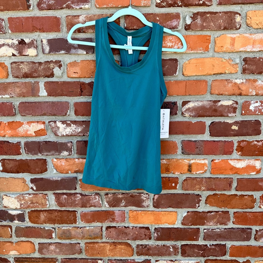 NWT Athleta Teal Sleeveless Top